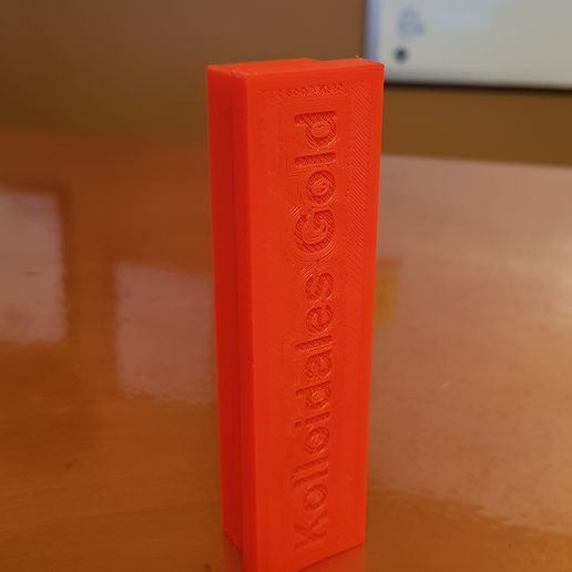 Colloidal silver gold 3D model