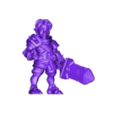 Halfling Warrior D.stl 134 Halfling Warrior