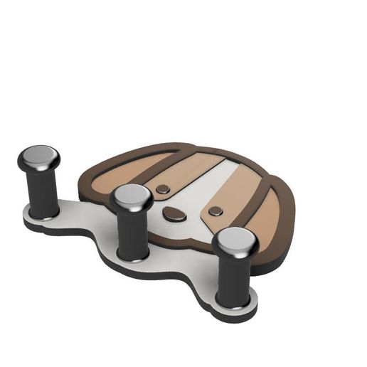 Dog Leash Holder 3D model