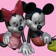10.jpg Mickey and Minnie mouse for 3d print STL