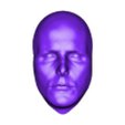 C.BALE FACE SCULPT BY DEVING.obj ЛИЦЕВАЯ ПЛАСТИНА КРИСТИАНА БЕЙЛА ДЛЯ 3D ПЕЧАТИ