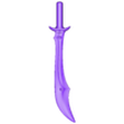 RBL3D_evil falchion_(female)V.obj Evil-Lyn's Evil Dagger and custom Evil Falchion (MOTU HE-MAN)