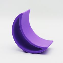 1_s.jpg STL file Moon Phone Stand・3D printable model to download, NKpolymers