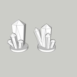 2Crystals.jpg Free STL file Warhammer 40K Necron Field Markers・3D printer design to download