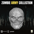 7.png Zombie Army Head Collection For Action Figures