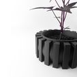 misprint-8458.jpg The Erlin Planter Pot with Drainage | Modern and Unique Home Decor for Plants and Succulents  | STL File