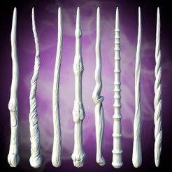 HL.jpg Free 3D file Hogwarts Legacy - Starter Wands・3D print object to download