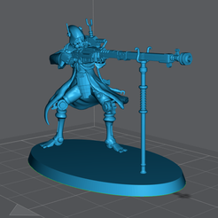 img.png Free 3D file Martian mechanized ranger with big gun・3D printer model to download