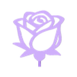 Rose tete.stl Rose éternelle décorative en pot – Impression 3D facile - sans AMS – Cadeau original 🌹