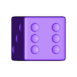 10mm D6 wPips V2.stl Dice with Pips (Bevelled Edge)