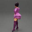 Girl-0029.jpg Beautiful Young Attractive Woman Wearing Dress and boot 3D Print Model