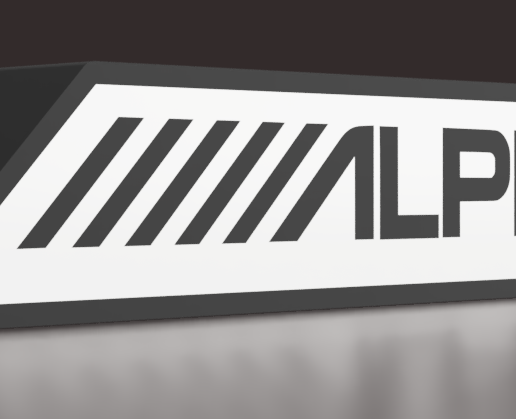 Alpine light box 3D model