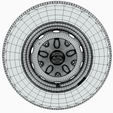 10.png Ford E-Transit Wheel (Rim + Tyre)