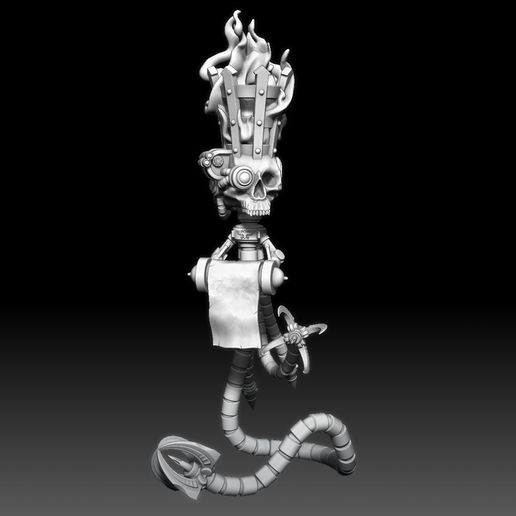 1.jpg Servo Guide Skull Display Figur