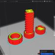 Tea a Tea v | SE oan Fidget Screw..rd Quality-0.2mm 7% Q of ey of v © 6hours 37 minutes © 499. 1629m-$2.14 oon cd Файл 3D Коммерческая версия - Fidget Bolt & Capsule Version・Модель для загрузки и 3D-печати