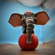 Print-in-Place Circus Elephant with 3MF and XL Versions Included!