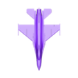 F16.stl Lightweight 3D Printed Glider – F-16 Viper  - 1/120