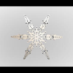 IMG_9433.png Descargar archivo STL Copo de nieve • Plan de la impresora 3D, MeshModel3D