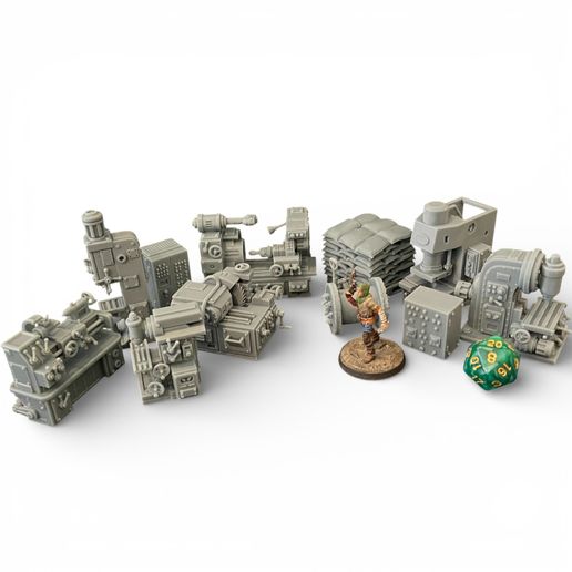 🧑‍🏭 Factory Machines・ STL File for 3D printing・Cults