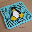 pinguino-linux-sistema-operativo-codigo-abierto-lenguaje.jpg penguin, logo, linux, operating system, open source, open source, languages, programming, 3dprinting