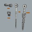 Cane_Assembly.jpg Cane and ID Remote for Transformers WFC Bumblebee