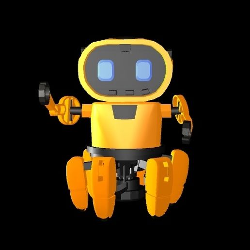 Tobbie The Robot - 3D model önizlemesi