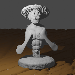 2.png 3D file bust luffy・3D printer design to download