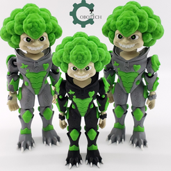 01.-Primary-Image-2.png Fichier STL Cobotech Articulated Broccoli Monster by Cobotech・Design pour imprimante 3D à télécharger