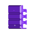AR15_Magpouch_Back.stl AR15 / M4 ファストマグポーチ 六角形カットアウトあり/なし