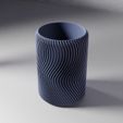 vase_0004_09.jpg Файл STL Ваза 0004 - Полосатая ваза・Шаблон для 3D-печати для загрузки