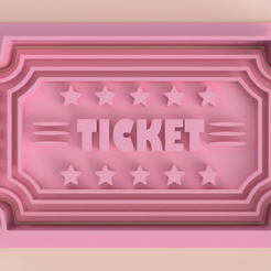 Ticket.png Circus ticket cookie cutter (Circus ticket cookie cutter)