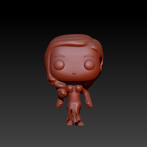 FUNKO POP GIRL 3D model