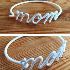 625x465_3117125_9124758_1425399007.jpg STL file Mom Wire Bracelet (Mother's Day)・3D printing design to download, 3by3D