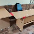 IMG_20241004_113309.jpg 3D Printed Parts for DIY Furniture - L Shape Big Office Table