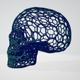 skull voronoi photo2.png Voronoi Skull 3D print model