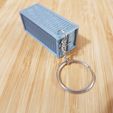 20220805_200314.jpg Key ring container / Shipping container keyring
