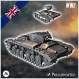 1-PREM.png British WW2 vehicles pack No. 1 (Valentines infantry tanks) - UK United WW2 Kingdom British England Army Western Front Normandy Africa Bulge WWII D-Day