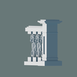 Seahorse-Ornament-STL-File.png Balustrade with seahorse
