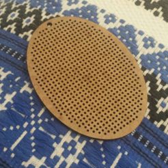 2015-04-26_17.35.43.jpg Free 3D file Cross stitch pendant laser cut・3D printing design to download
