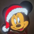 Minnie Christmas lamp