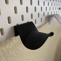 df972ebf79f538f9344c248fd61012c.jpg STL-Datei IKEA Skadis Kopfhörerhalter kostenlos・Vorlage für 3D-Drucker zum herunterladen