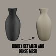 IMG_1686.png Vase -simple- STL file, 3D model for 3D printing modern aesthetic vase decoration for living room floor vase artificial flowers vase gift