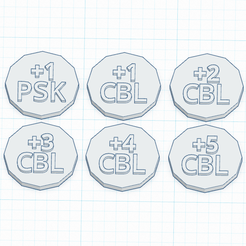 Tokens1kSon.png Free STL file Tokens 1K Sons W40K・3D printing idea to download