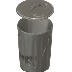 STL file 1/24 Poubelle interieur / Indoor trash can diecast 🗑️・3D print  model to download・Cults