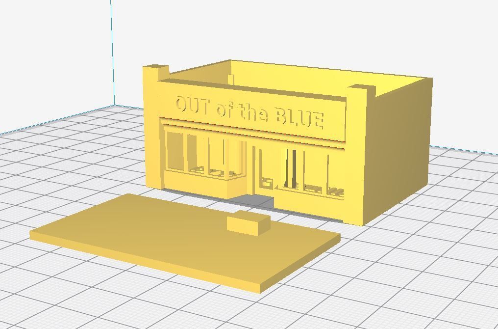 STL Pieces.JPG STL file PREMIUM N-Scale Building #2・3D printing idea to download, MFouillard