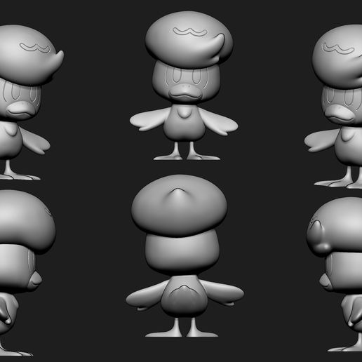 quaxly-4.jpg Pokemon - Quaxly with 2 poses