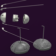 r1.png Sputnik - 1 for SLA printers 3D print model