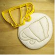 4.jpg Alice in Wonderland - cup - Alice in Wonderland - cookie cutter - theme party - dough and clay cutter - 8cm