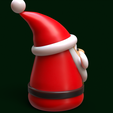 Santa-christmas-gift-decor-sculpture-fun-funny-cute-holiday-4.png Papá Noel - Bonita decoración navideña