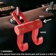 1c2ffd805942f5400609acc467ddffab_display_large.jpg STL-Datei Car Headrest Bag Hooks kostenlos・Objekt zum Herunterladen und Drucken in 3D